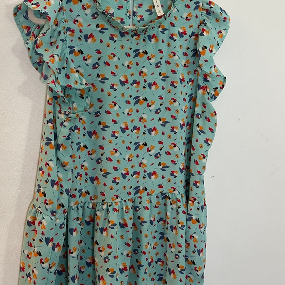 MTS Women's Casual Top in Teal Floral - Picture 1 of 2